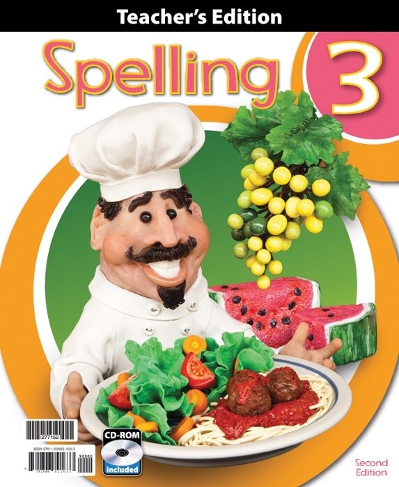 Used BJU SPELLING 3 TE 2ND ED W/CD