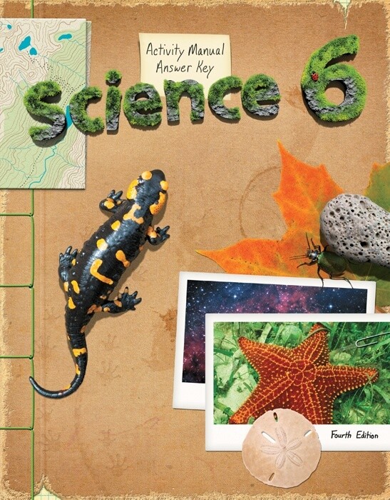 BJU SCIENCE 6 ACT MAN ANSWR KEY 4TH ED