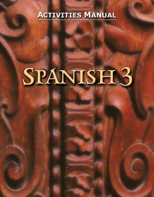 Used BJU SPANISH 3 STU ACT 1ST ED