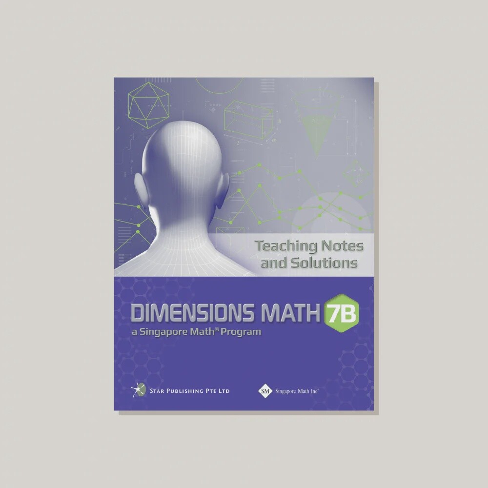 Used DIMENSIONS MATH 7B TEACHING NOTES AND SOLUTIONS