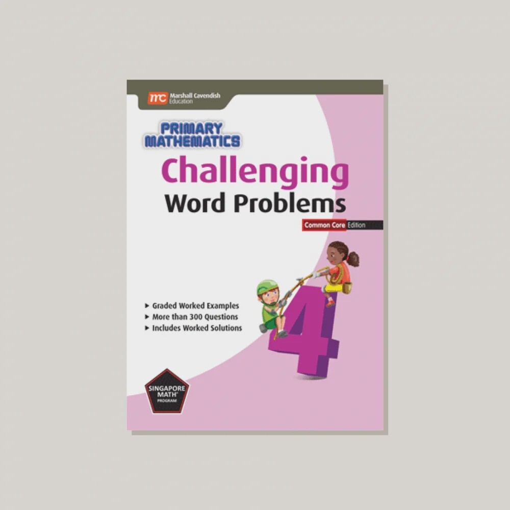 Used Singapore Primary Mathematics Challenging Word Problems 4, Common Core Edition