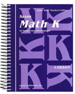 Used SAXON MATH K HOME STUDY TEACHER EDITION