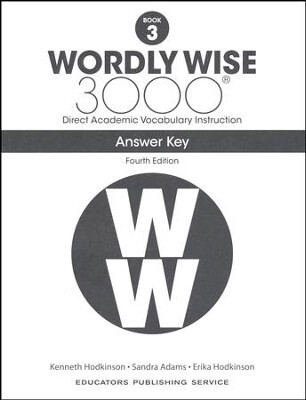 Wordly Wise 3000 Book 3 Ans Key 4th Edition