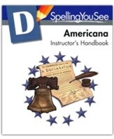 SPELLING YOU SEE AMERICANA D INSTURCTOR'S HANDBOOK