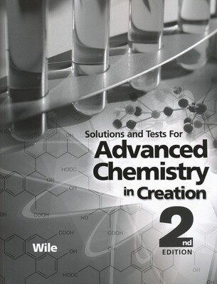 APOLOGIA  ADVANCED CHEMISTRY IN CREATION SOLUTIONS MANUEL (WITH TESTS) 2ND EDITI