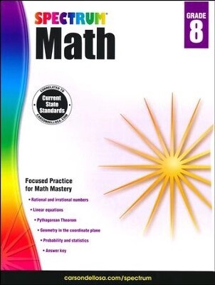 Used Spectrum Math Grade 8