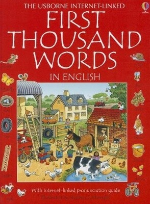Used Usborne First Thousand Words in English