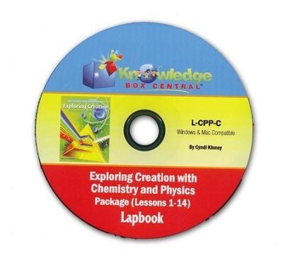 Used Apologia Chemistry and Physics Lapbook Package Lessons 1-14 PDF CD-ROM