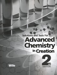 USED APOLOGIA ADVANCED CHEMISTRY IN CREATION SOLUTIONS MANUAL 2ND ED.