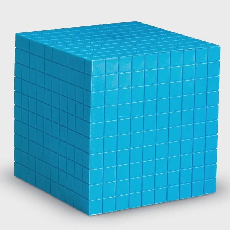 PLASTIC BASE TEN CUBE