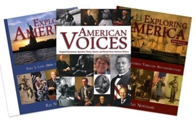 Used EXPLORING AMERICA CURRICULUM PKG (BOOKS 1 & 2, AND AMERICAN VOICES)