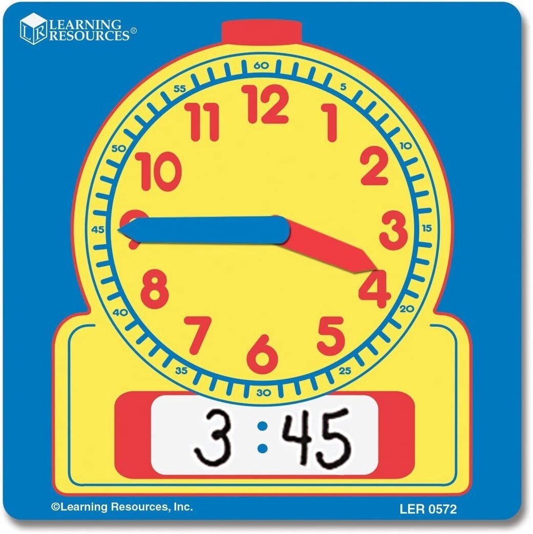 USED WRITEON/WIPE OFF STUDENT CLOCK