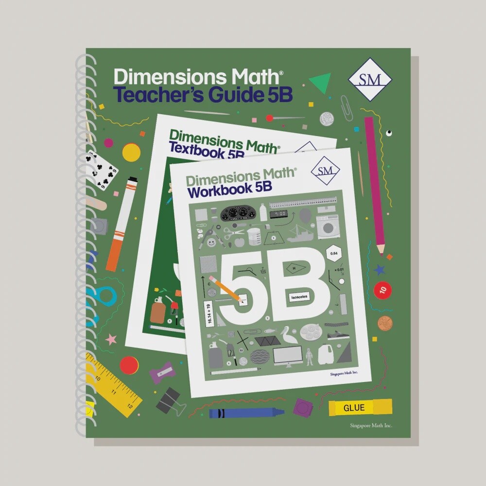 Used Dimensions Math Teacher's Guide 5B
