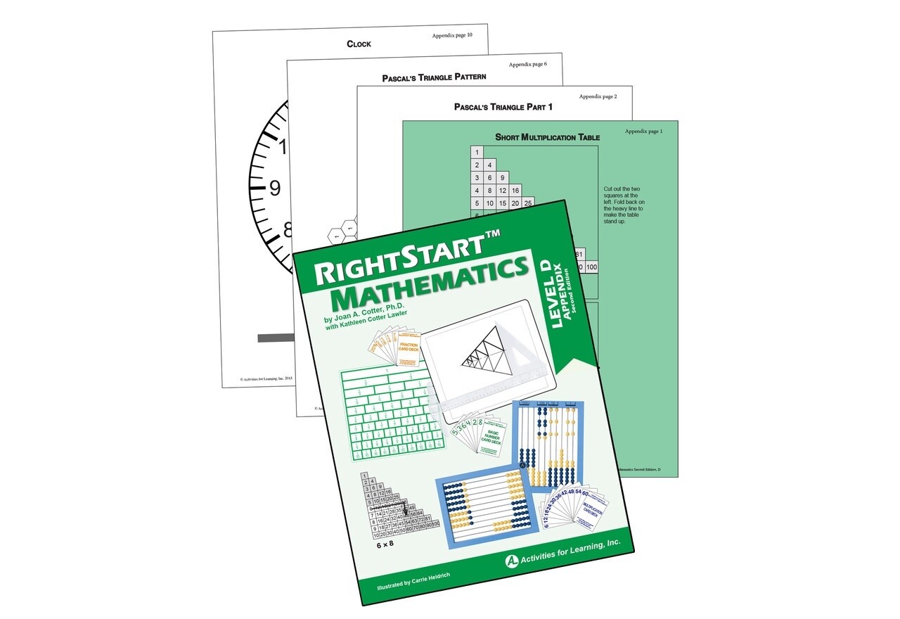 Rightstart Mathematics Level D Appendix
