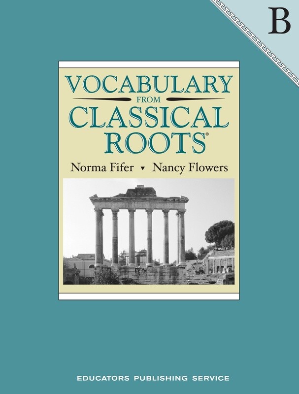 VOCABULARY FROM CLASSICAL ROOTS B GRADE 8 Vocabulary from classical roots b grade 8