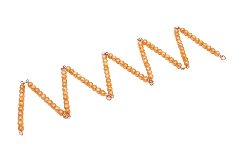Used Montessori Gold 100 Bead String