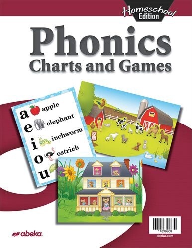 Used Abeka Phonics Charts and Games