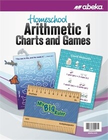 Used Abeka Arithmetic 1 Charts and Games