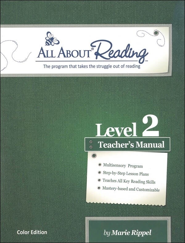 Used All About Reading Level 2 Teacher's Manual (Color Edition)