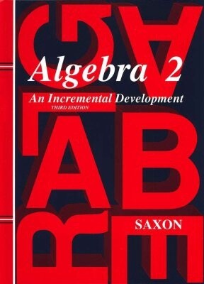 SAXON ALGEBRA 2 3rd ed. TEXT (RED)