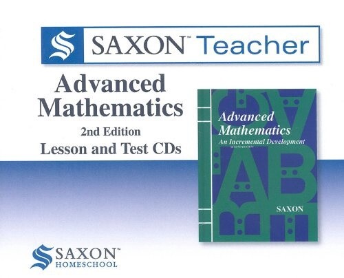 USED SAXON ADVANCED MATH CD'S LESSON & TEST 2ND ED