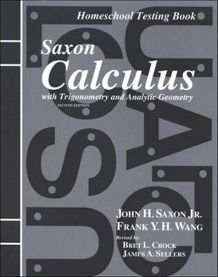 USED SAXON CALCULUS ANSWER KEY &amp; TESTING BOOK