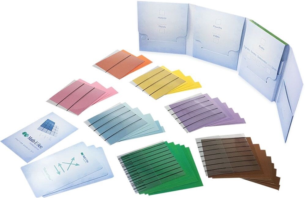 MATH U SEE FRACTION OVERLAY KIT