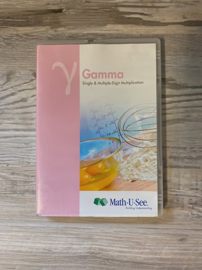 USED MATH U SEE GAMMA SINGLE &amp; MULTIPLE-DIGIT MULTIPLICATION