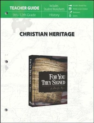 MB Christian Heritage TEACHER GUIDE GRADE 9-12
