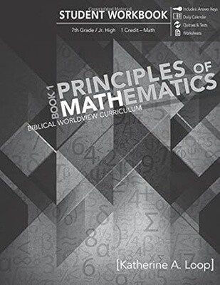 USED MB PRINCIPLES OF MATHEMATICS BOOK 1 STUDENT WORKBOOK OLDER VERSION