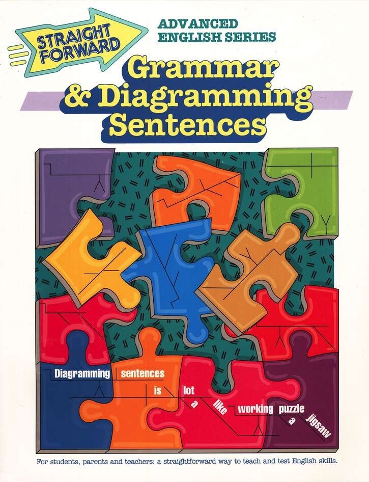 Grammar &amp; Diagramming Sentences Advanced Straight Forward Series