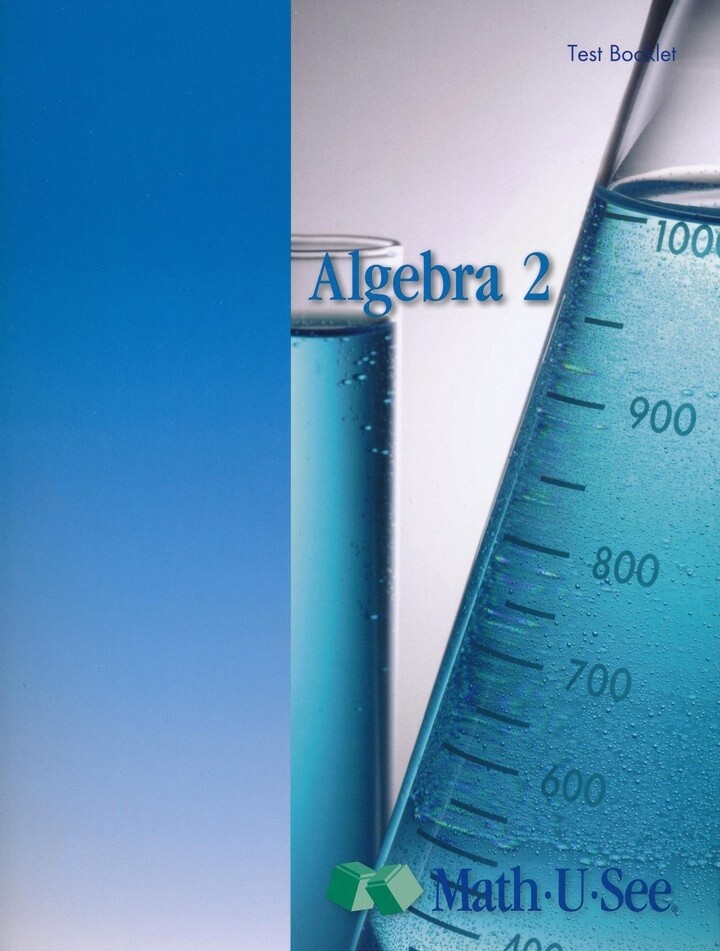 used Math u See Algebra 2 - tests