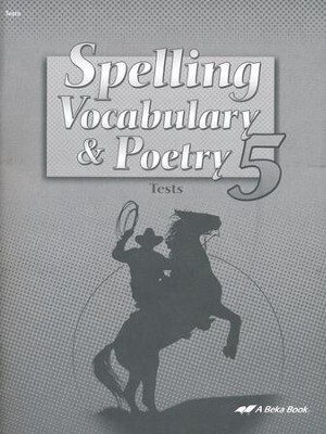 Used Spelling Vocabulary Poetry 5 Tests Abeka