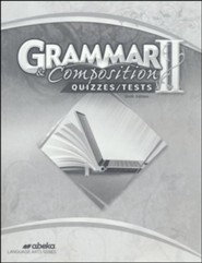 Used Grammar and Composition II Quizzes and Tests and Answer Key SETabeka