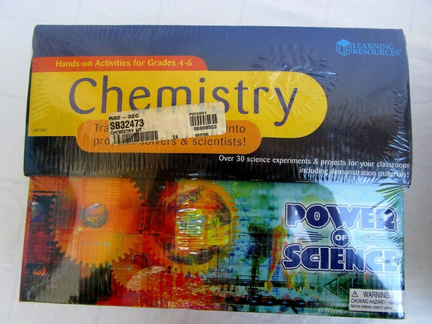 LEARNING RESOURCES CHEMISTRY SET FOR GRADES 4-6 NEW SEALED