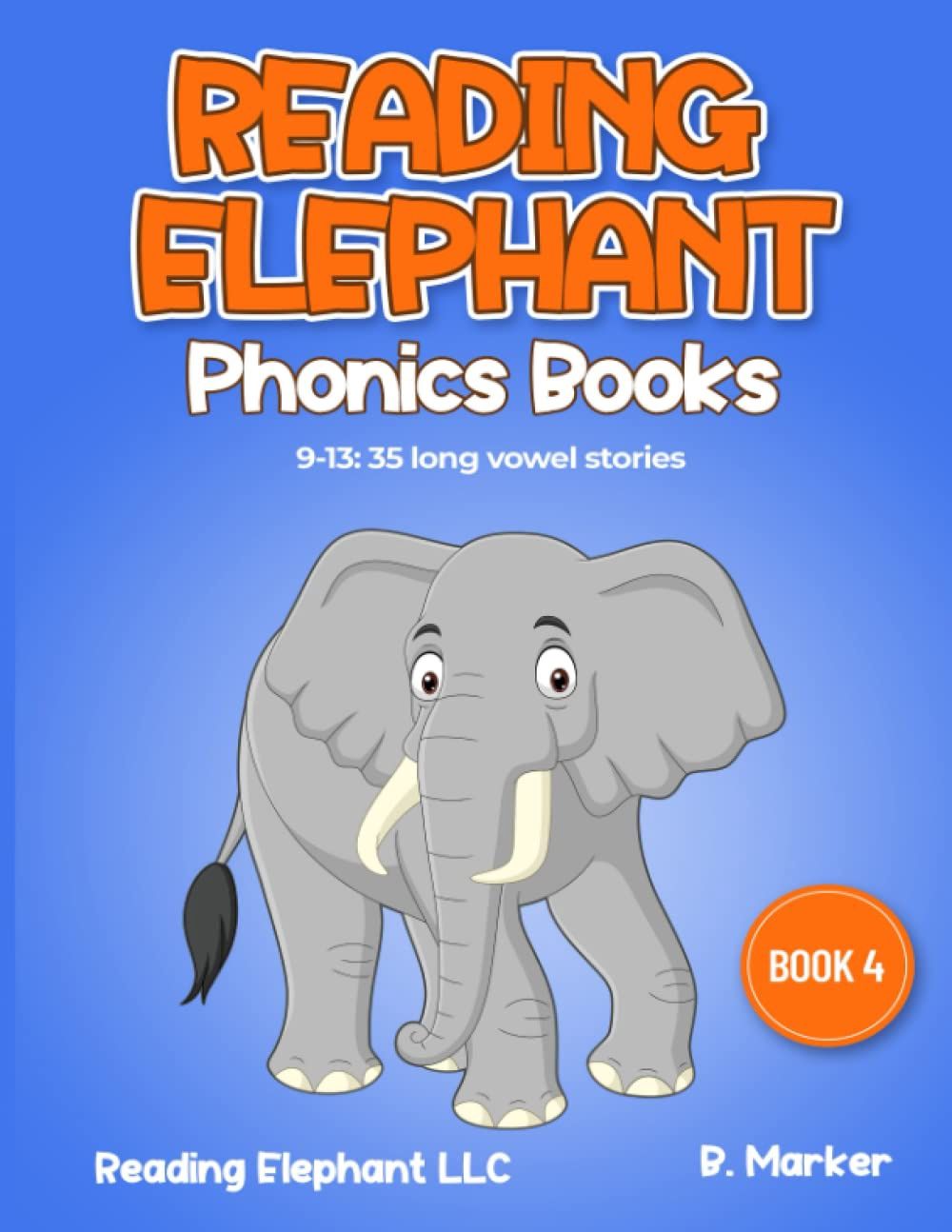 Used Reading Elephant Phonic Books 9-13: Long vowel stories