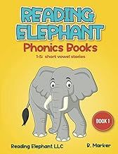 Used Reading Elephant Phonics Books 1-5 Short Vowel Stories