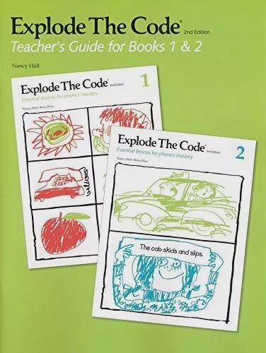 Explode the Code Teacher&#39;s Guide for Book 1&amp;2