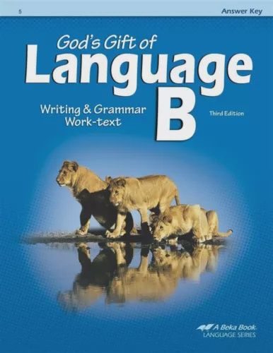 Used God&#39;s Gift of Language B 3rd Edition Answer Key
