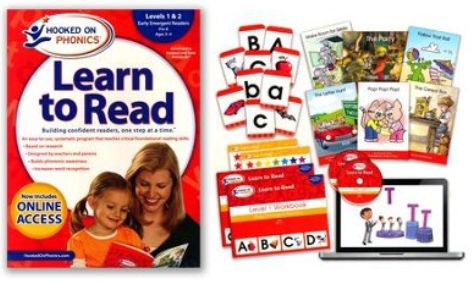 Used Hooked on Phonics Level 1-2 Pre-K