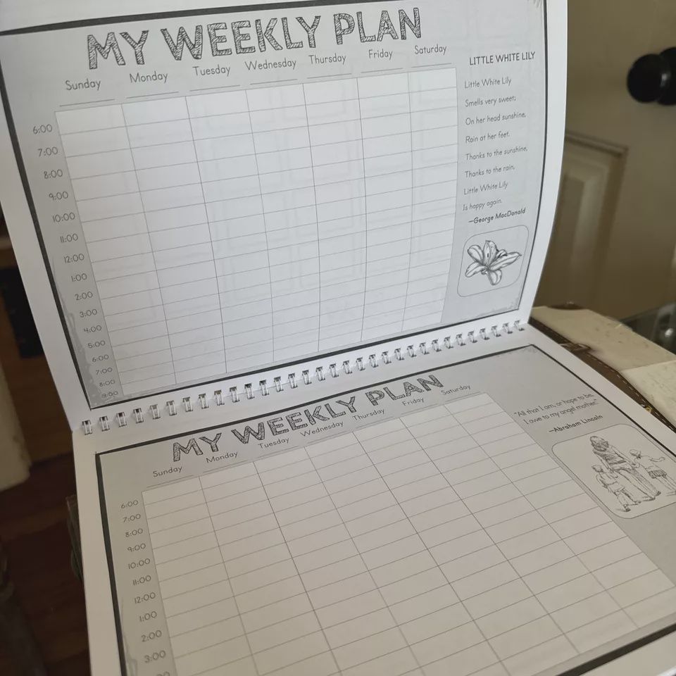 TGTB Weekly Planner Level 2