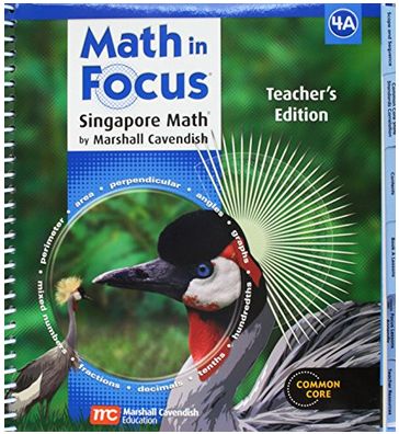 Used Math in Focus: Singapore Math Grade 4 : Teacher&#39;s Edition Book A