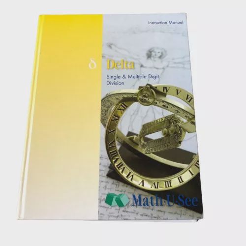MATH U SEE DELTA INSTRUCTION MANUAL &amp; DVD SET