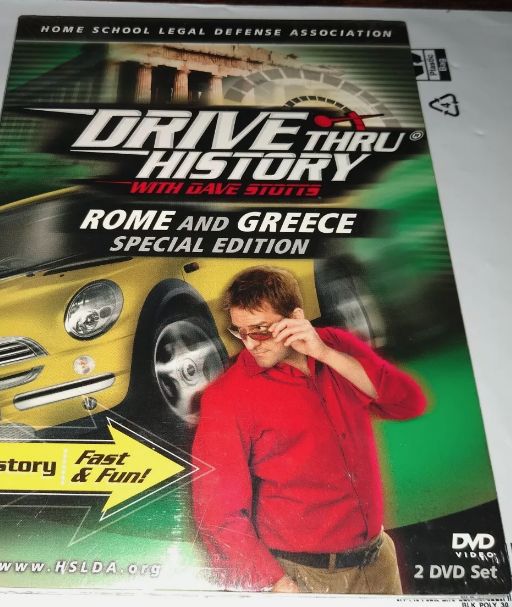 Drive Thru History: Rome and Greece Special Edition dvd, sealed (middle school)