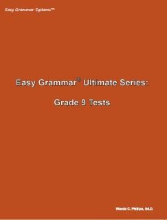 Easy Grammar® Ultimate Series: Grade 9 Tests