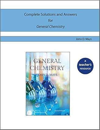 General Chemistry Solutions Manual