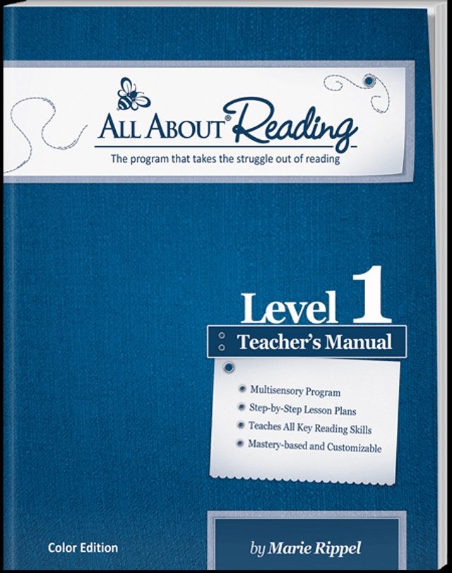All About Reading Level 1 Teacher&#39;s Manual COLOR ED