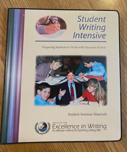 Used IEW STUDENT WRITING INTENSIVE GROUP B - DVDs &amp; NOTEBOOK