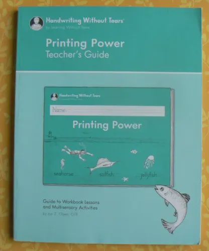 HWT PRINTING POWER Teacher&#39;s Guide (2018) - 2nd Grade