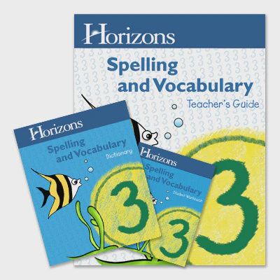 HORIZONS GRADE 3 CORE  Spelling &amp; Vocab Box Set